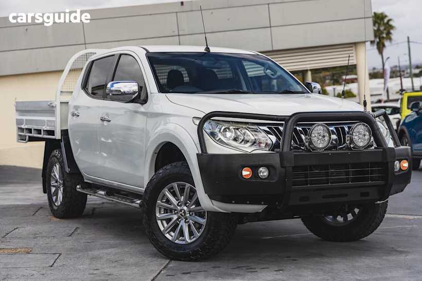 White 2016 Mitsubishi Triton Ute Tray GLS 4X4
