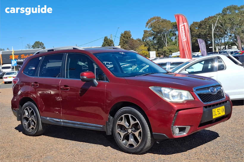 Red 2013 Subaru Forester Wagon 2.0Xt Premium