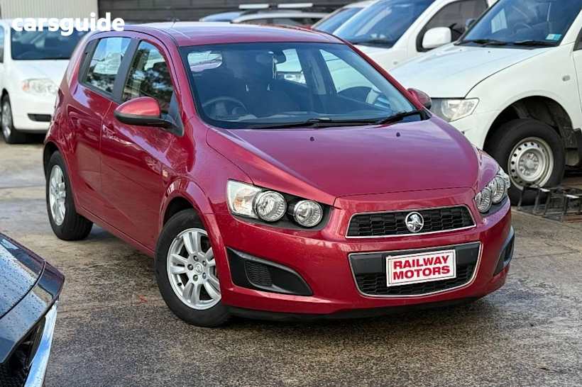 Red 2013 Holden Barina Hatchback Cd