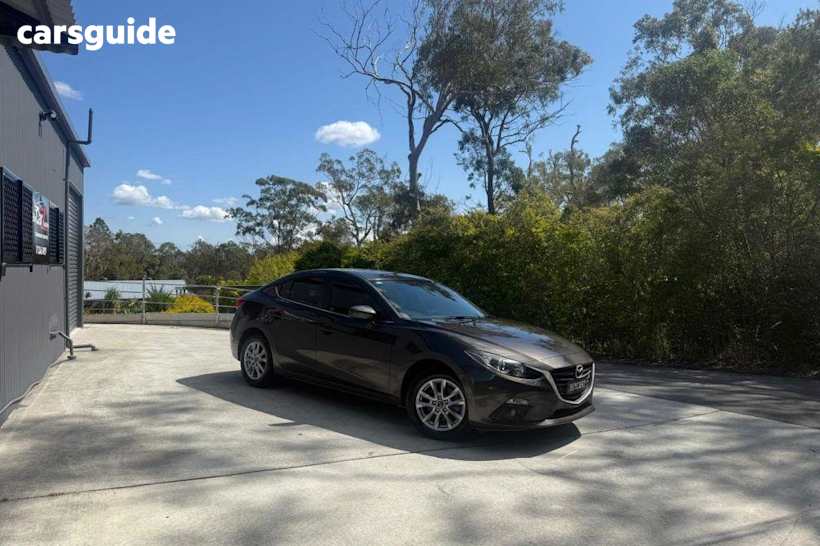 Grey 2015 Mazda Mazda3 Sedan MAXX F