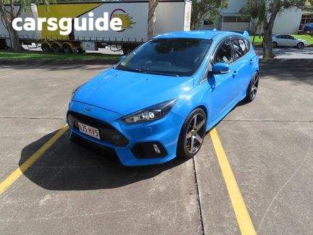 Blue 2017 Ford Focus Hatchback Rs