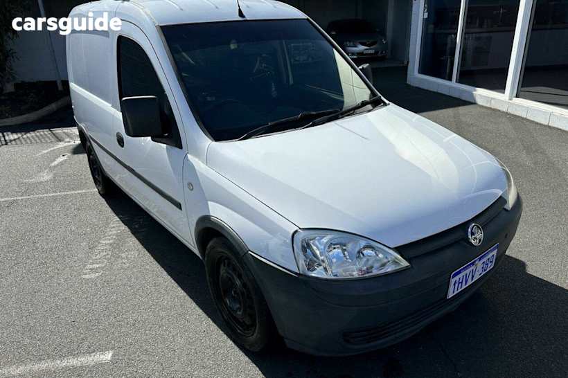 White 2007 Holden Combo Van
