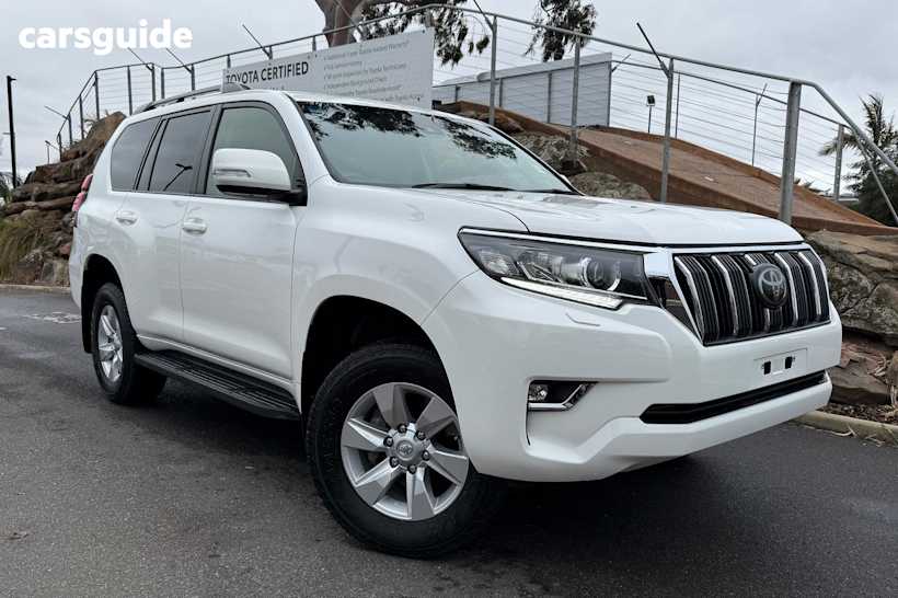 White 2022 Toyota Landcruiser Prado Wagon Gxl