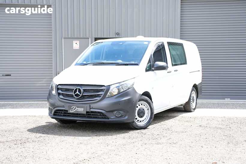 White 2020 Mercedes-Benz Vito Commercial 114CDI MWB 447 MY20