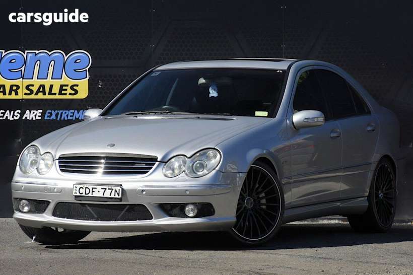 Silver 2005 Mercedes-Benz C-CLASS Sedan C55 AMG R