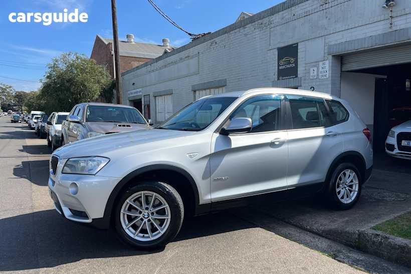 Silver 2013 BMW X3 Wagon Xdrive 20I