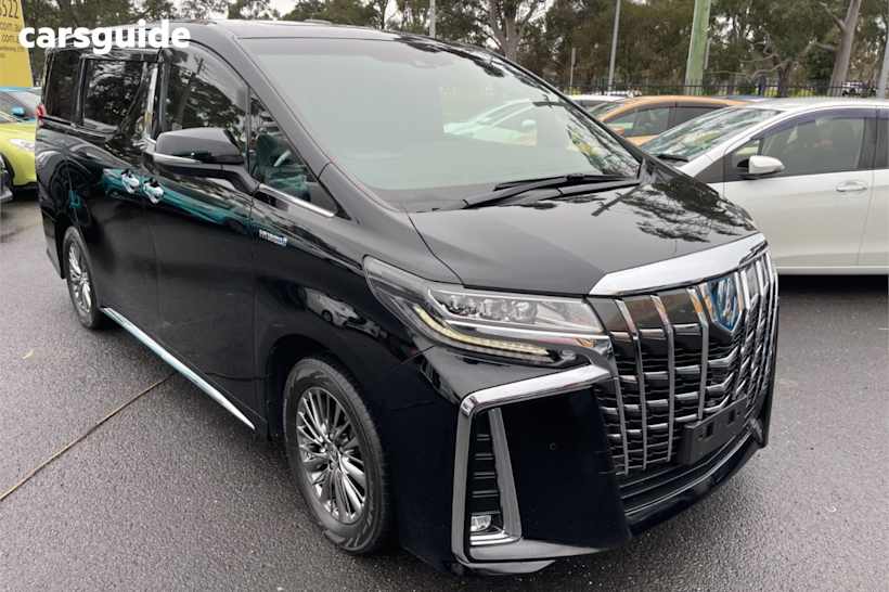 Black 2019 Toyota Alphard SUV HYBRID
