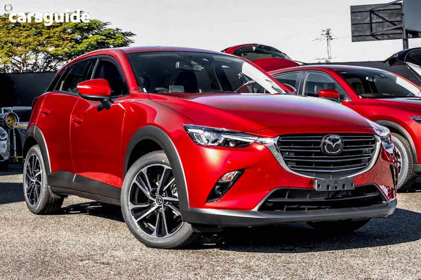 Red 2025 Mazda CX-3 SUV G20 EVOLVE F
