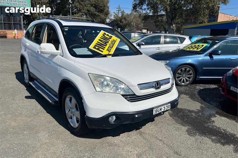 White 2007 Honda CR-V SUV SPORT 4X4