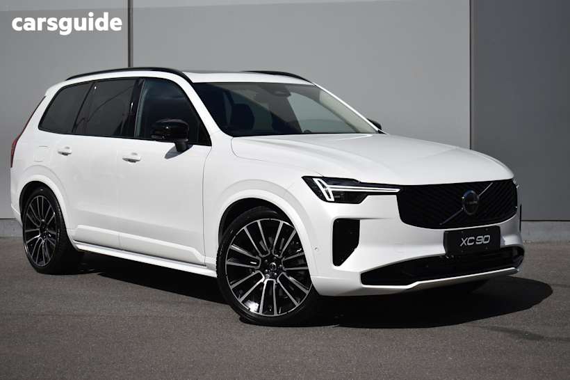 White 2025 Volvo XC90 SUV ULTRA T8 PLUG-IN HYBRID DARK 4X4