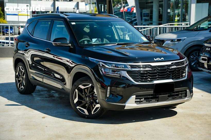 Black 2025 Kia Seltos Wagon Gt-Line (Awd) (Sunroof)