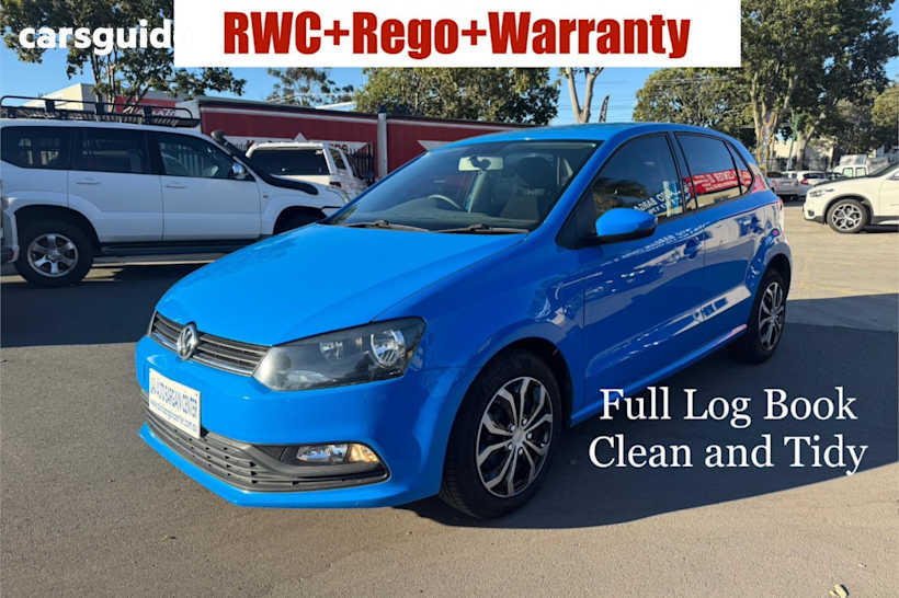 Blue 2016 Volkswagen Polo Hatchback 66 Tsi Trendline