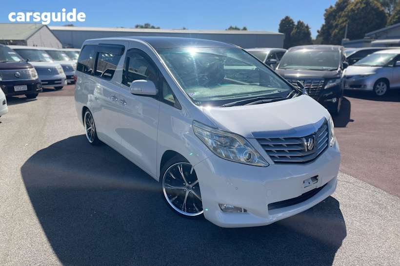 White 2010 Toyota Alphard OtherCar LUXURY 8 SEATER PEOPLE MOVER
