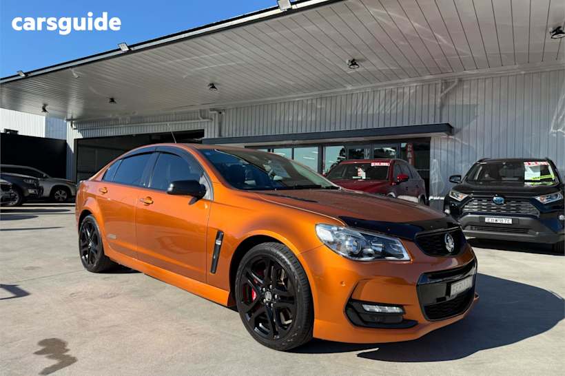 Orange 2017 Holden Commodore Sedan Ss-V Redline