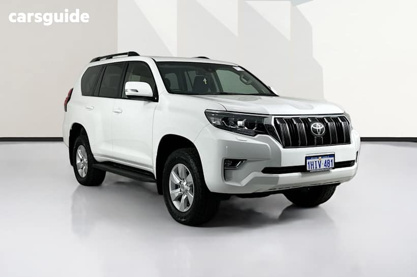 White 2021 Toyota Landcruiser Prado Wagon Gxl
