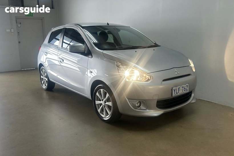 Silver 2014 Mitsubishi Mirage Hatchback Ls