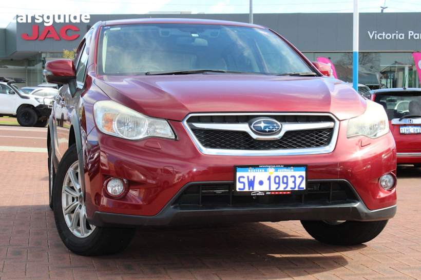Red 2013 Subaru XV SUV HYBRID