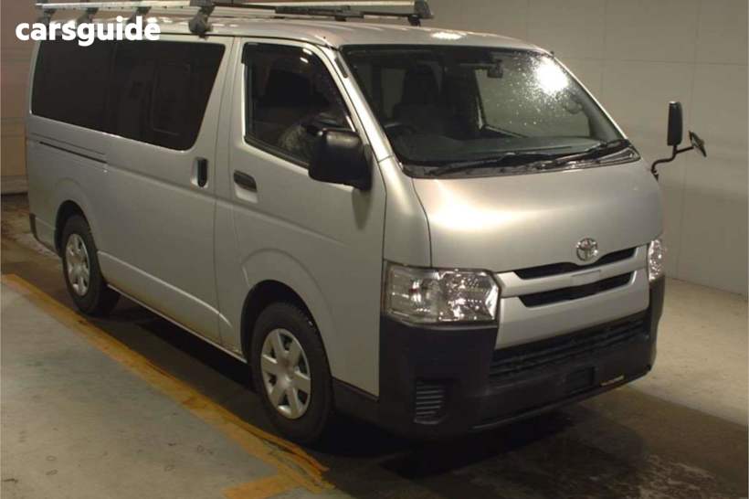 Silver 2018 Toyota HiAce Commercial