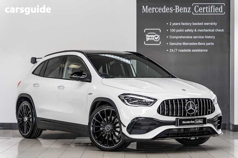 White 2022 Mercedes-Benz GLA35 Wagon 4Matic