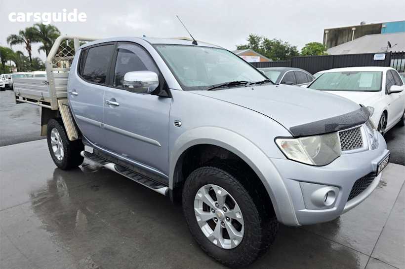 Silver 2014 Mitsubishi Triton Double Cab Utility Glx-R (4X4)