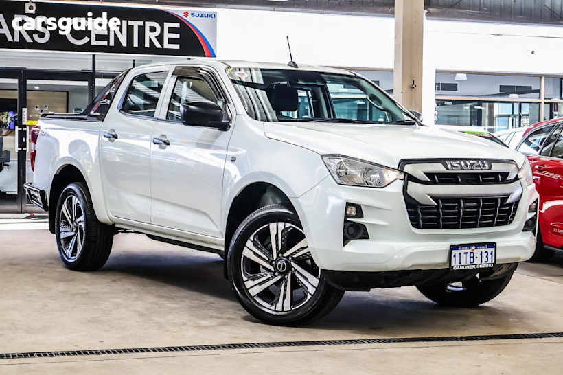 White 2020 Isuzu D-MAX Ute Tray SX 4X4