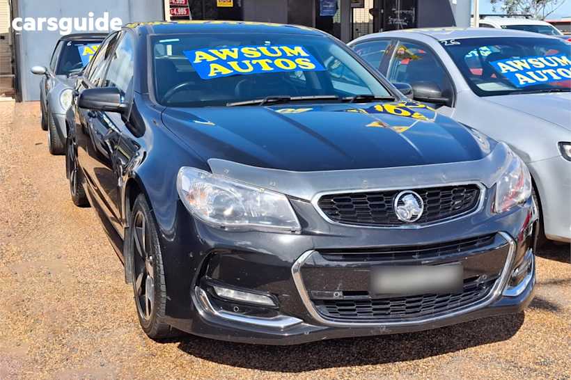 Black 2017 Holden Commodore Sedan SV6 R