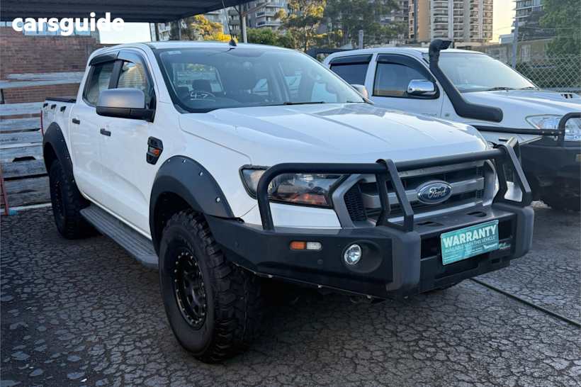 White 2016 Ford Ranger Ute Tray XLS 4X4