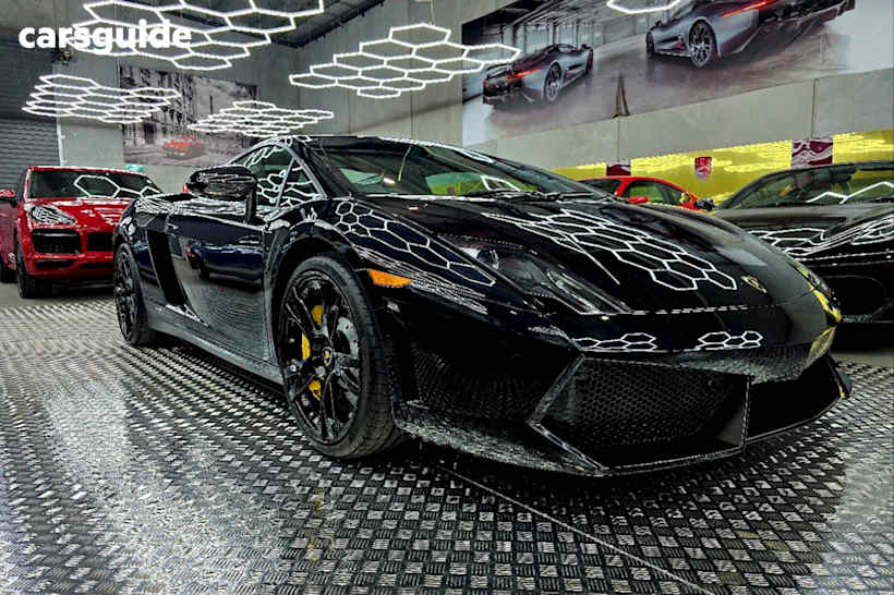 Black 2012 Lamborghini Gallardo Coupe LP550-2 R