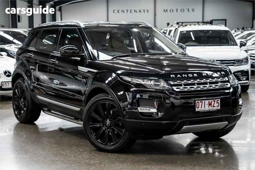 Black 2015 Land Rover Range Rover Evoque SUV SD4 PRESTIGE 4X4