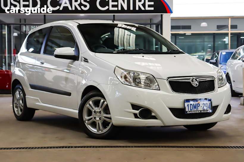 White 2010 Holden Barina Hatch F