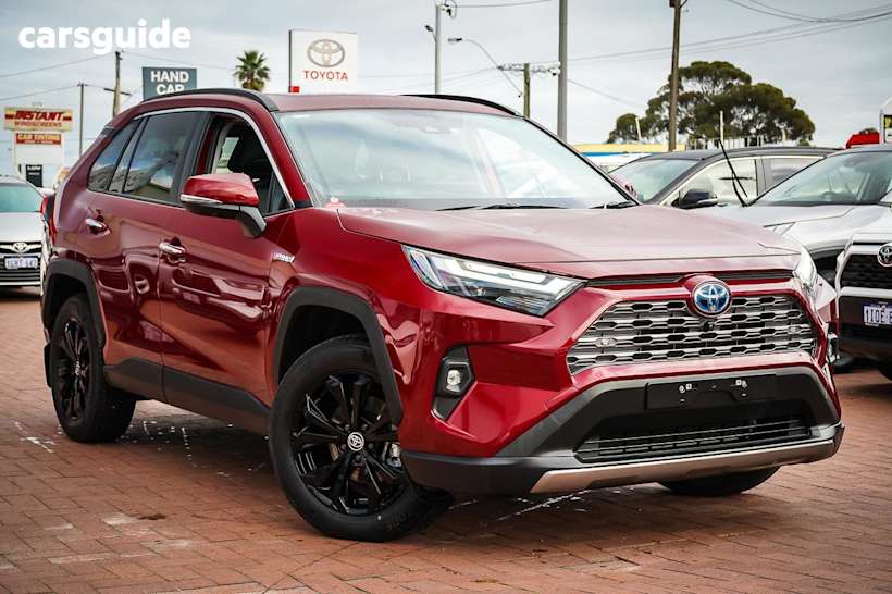 Red 2023 Toyota RAV4 Wagon Cruiser (2Wd) Hybrid