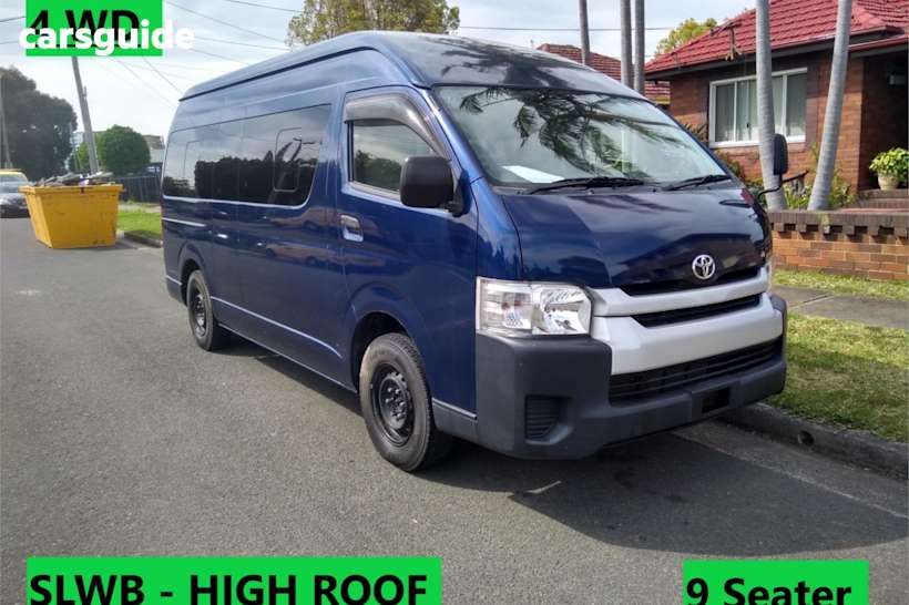 Blue 2014 Toyota HiAce OtherCar COMMUTER R