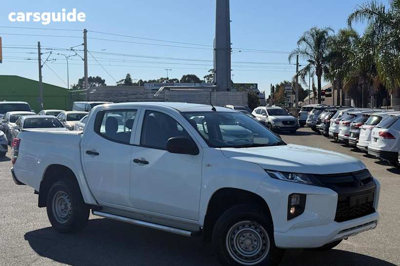 White 2019 Mitsubishi Triton Double Cab Pick Up Glx Adas
