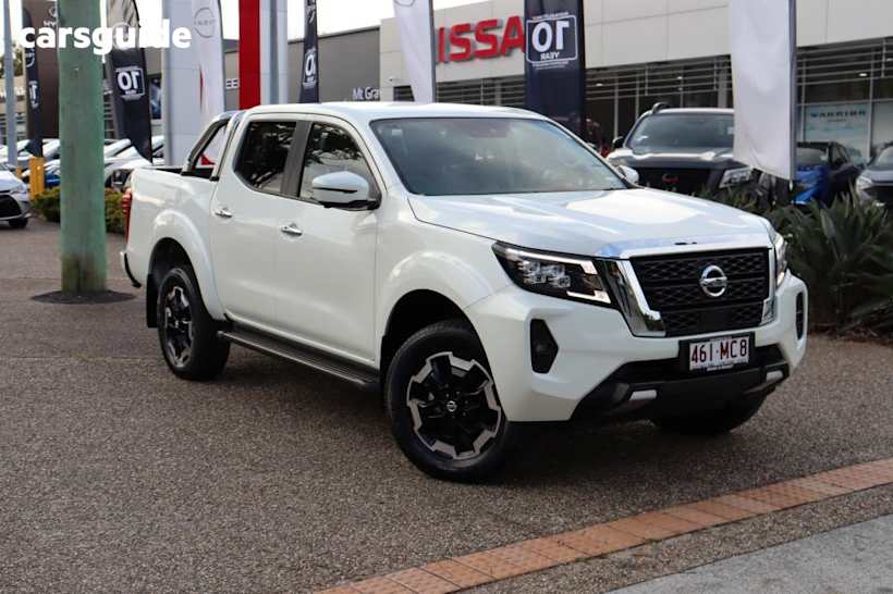 White 2024 Nissan Navara Dual Cab Pick-up St-X (4X4) Cloth/No Sunroof