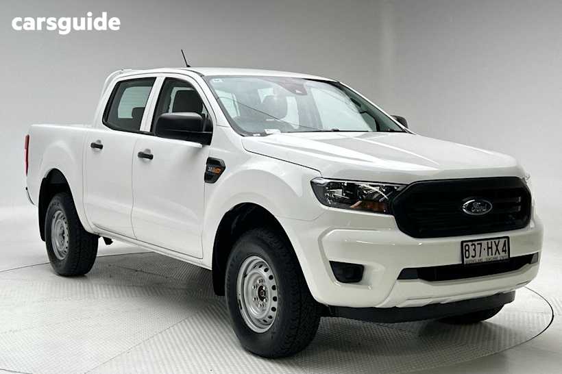 White 2022 Ford Ranger Ute Tray XL 4X4