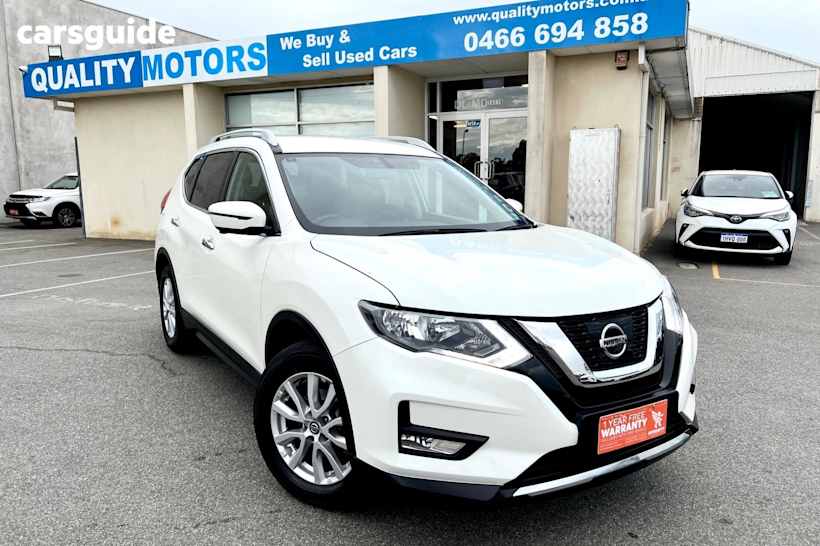 White 2017 Nissan X-Trail SUV ST-L F