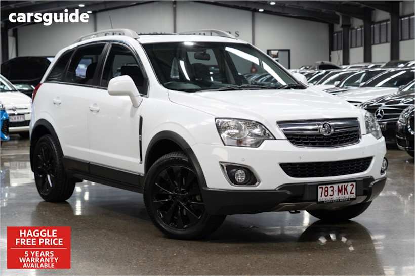 White 2015 Holden Captiva SUV 5 LT F