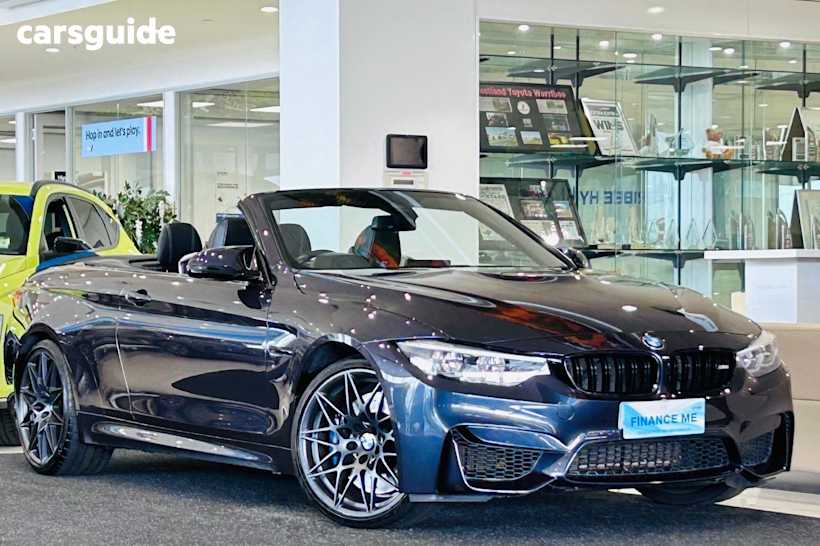 Blue 2018 BMW M4 Convertible