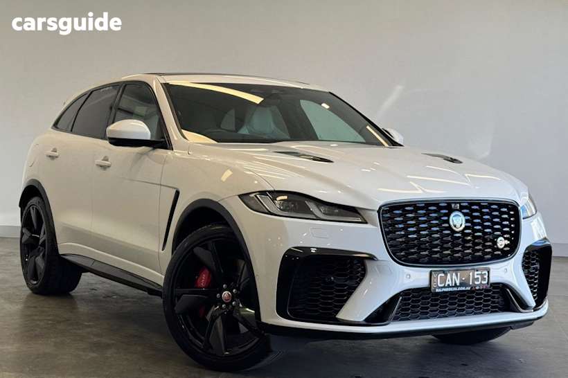 White 2022 Jaguar F-Pace SUV SVR 4X4