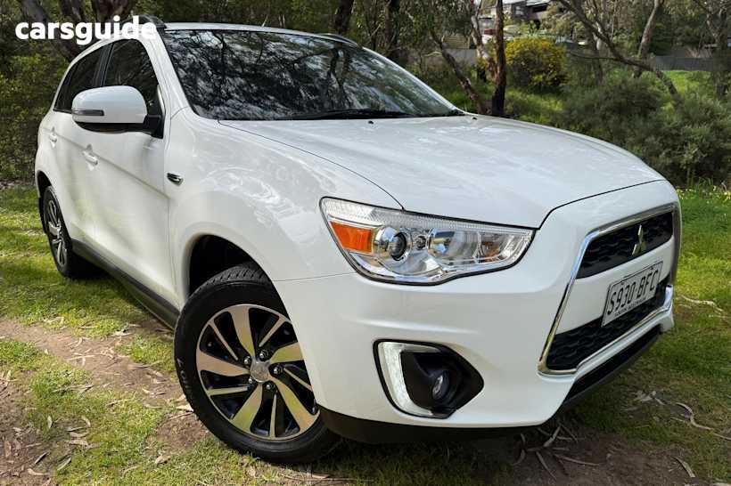 White 2015 Mitsubishi ASX SUV LS 4X4