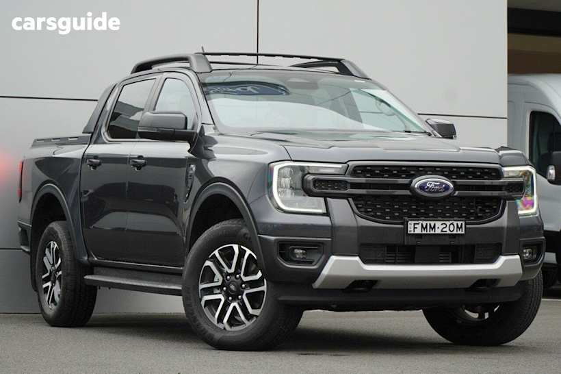 Grey 2024 Ford Ranger Ute Tray SPORT 4X4