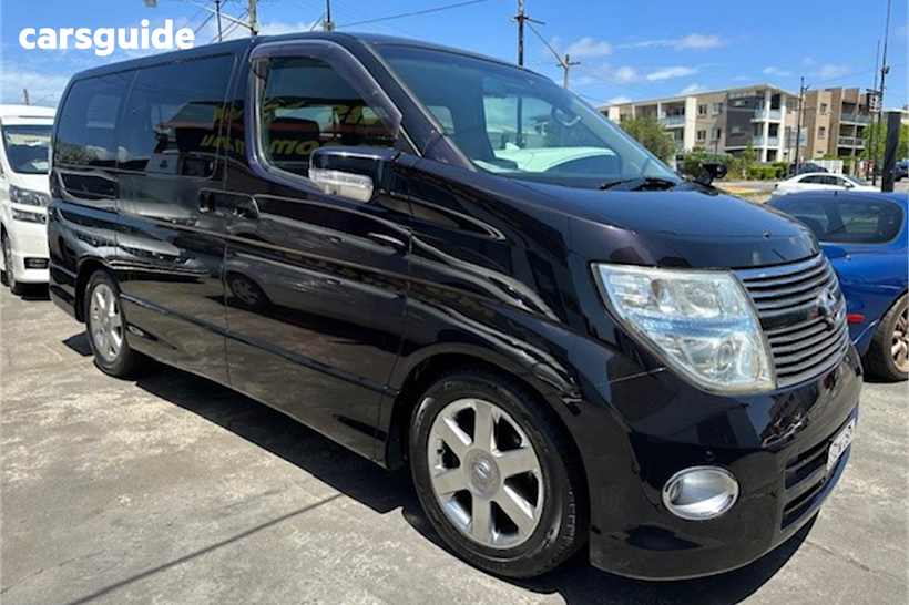 Black 2008 Nissan Elgrand Wagon