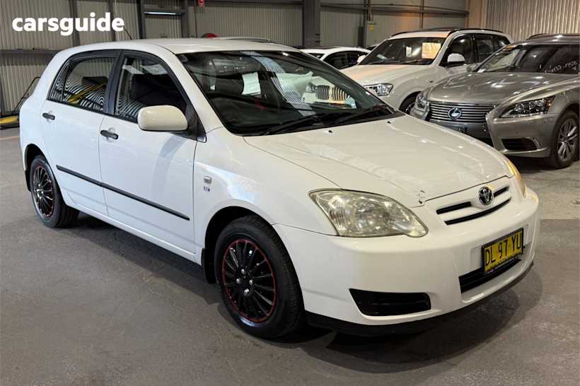 White 2003 Toyota Corolla Sedan ASCENT F