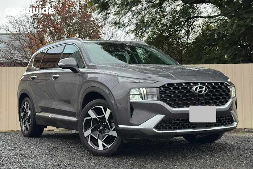 Grey 2022 Hyundai Santa FE SUV ELITE 4X4