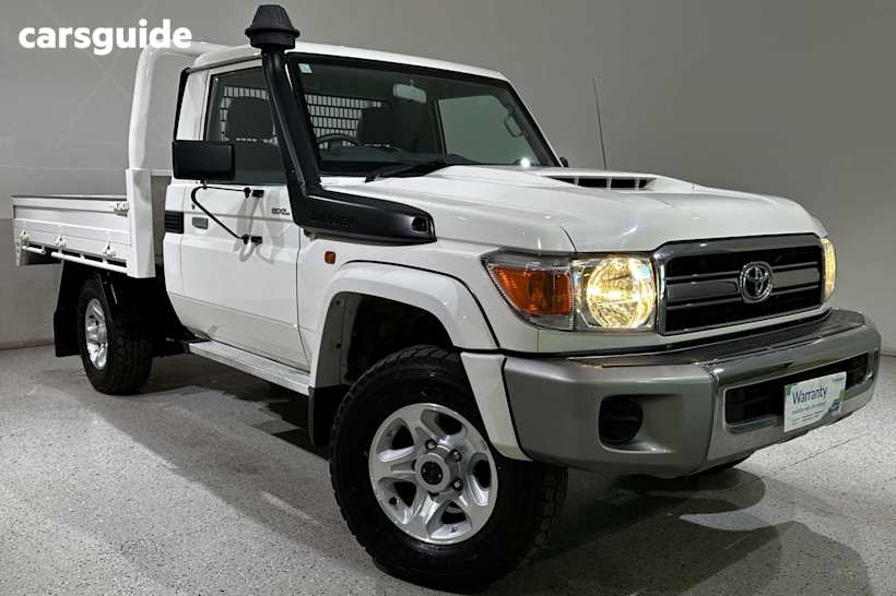 White 2022 Toyota Landcruiser Ute Tray GXL 4X4