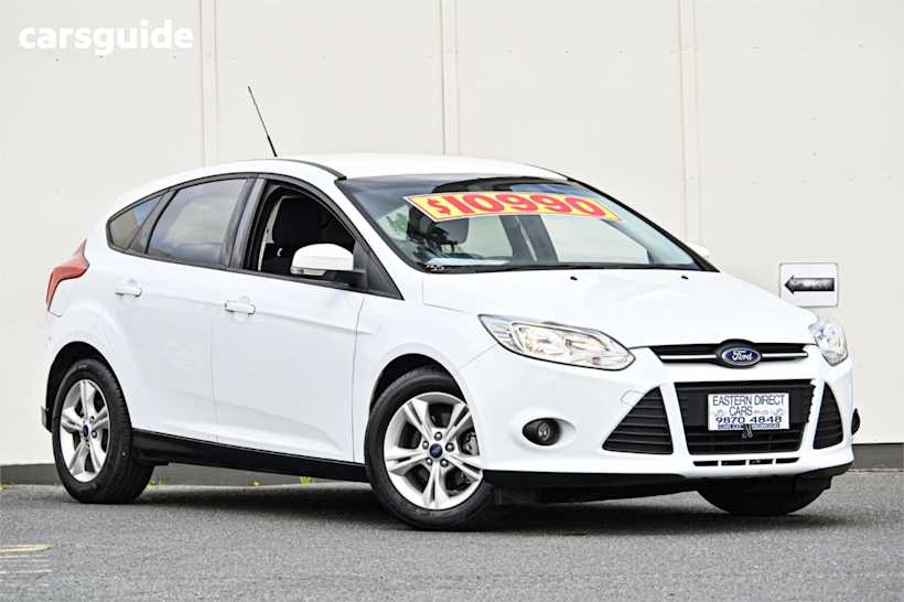 White 2015 Ford Focus Hatch TREND F