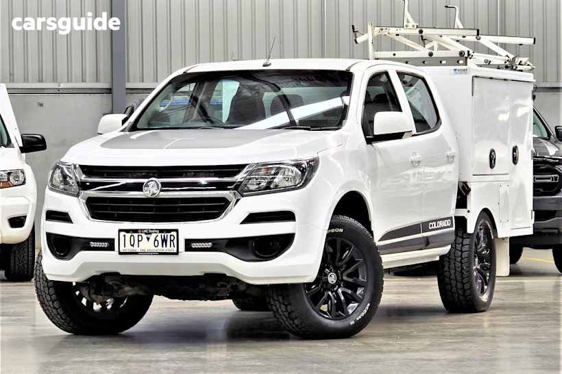 White 2019 Holden Colorado Ute Tray LS 4X4