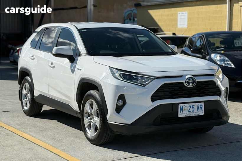 White 2021 Toyota RAV4 SUV GX F