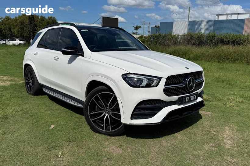 White 2019 Mercedes-Benz GLE400D SUV 4MATIC