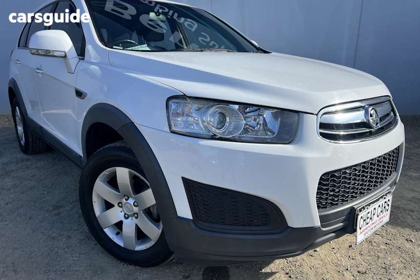 White 2014 Holden Captiva SUV 7 LS F
